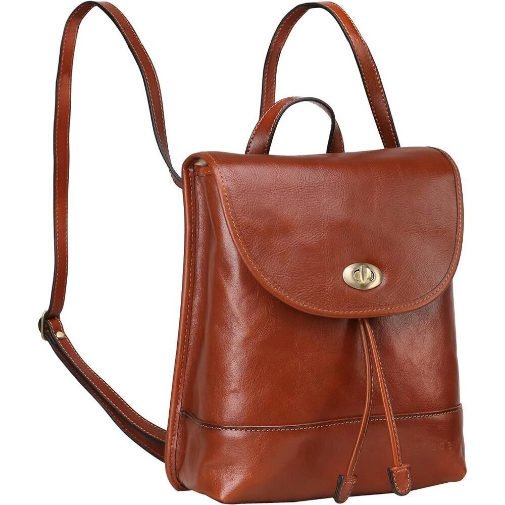 ❤️ Leather Convertible Backpack Purse for Women Small Shoulder Bag Ladies